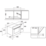 Indesit-Piekarnik-Do-zabudowy-IFW-3841-JC-IX-Elektryczny-A--Technical-drawing