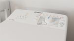 Indesit Pralka Wolnostojące BTW L50300 PL/N Biel Ładowana od góry D Lifestyle control panel