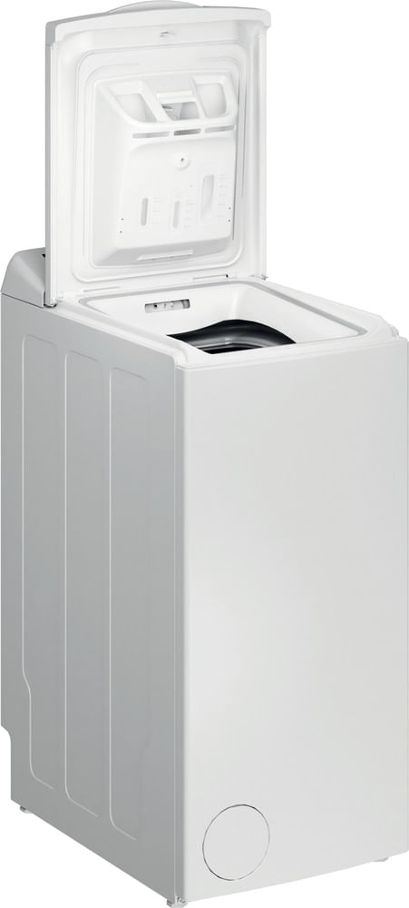 Indesit Pralka Wolnostojące BTW  W S60300 PL/N Biel Ładowana od góry D Perspective open
