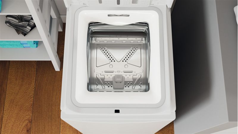 Indesit Pralka Wolnostojące BTW  W S60300 PL/N Biel Ładowana od góry D Drawer