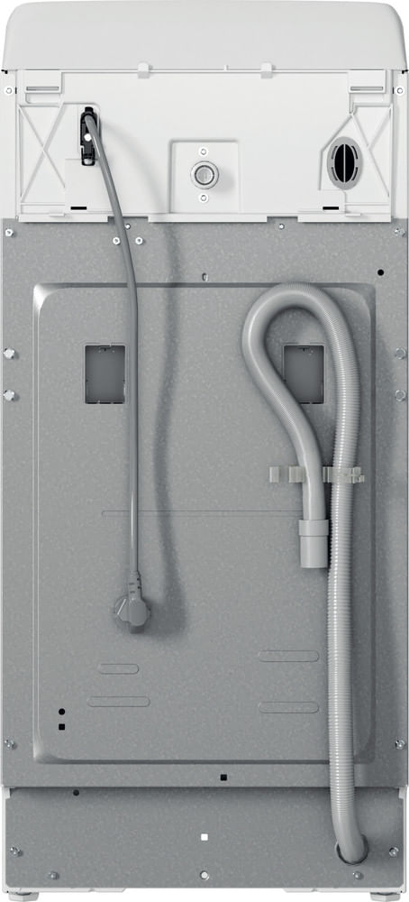 Indesit Pralka Wolnostojące BTW  W S60300 PL/N Biel Ładowana od góry D Back / Lateral