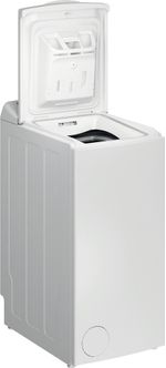 Indesit Pralka Wolnostojące BTW S60300 PL/N Biel Ładowana od góry D Perspective open