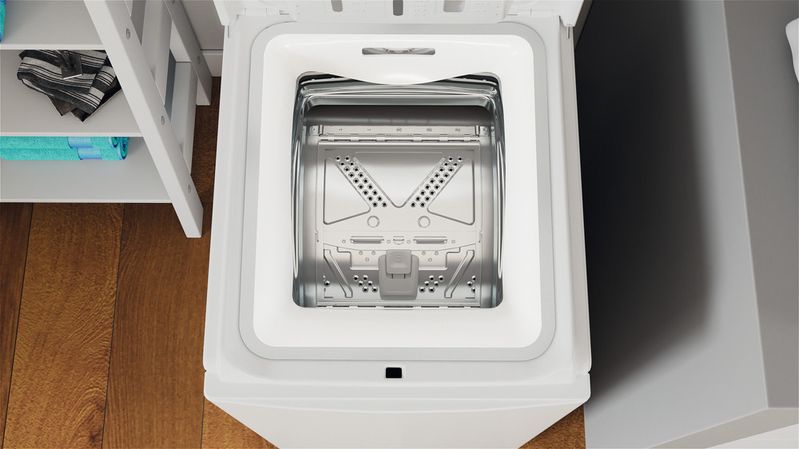 Indesit Pralka Wolnostojące BTW S60300 PL/N Biel Ładowana od góry D Drawer