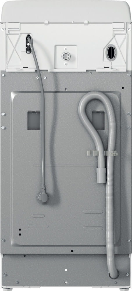 Indesit Pralka Wolnostojące BTW S60300 PL/N Biel Ładowana od góry D Back / Lateral