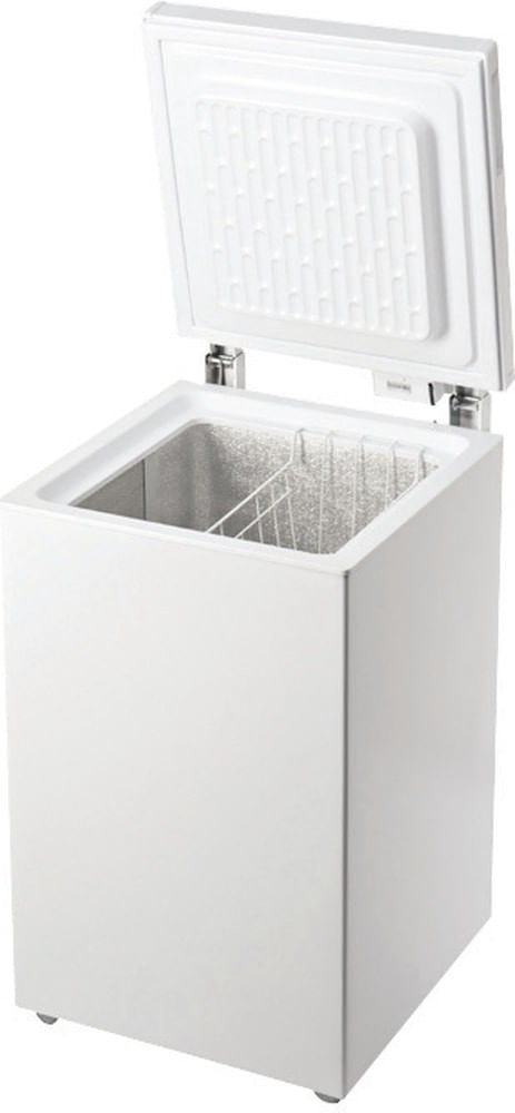 Indesit Zamrażarka Wolnostojące OS 1A 100 2 Biel Perspective open