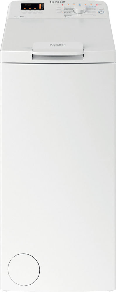 Indesit Pralka Wolnostojące BTW S6230P PL/N Biel Ładowana od góry D Frontal