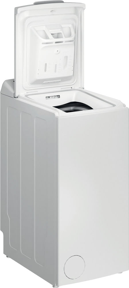 Indesit Pralka Wolnostojące BTW S6230P PL/N Biel Ładowana od góry D Perspective open