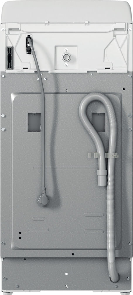 Indesit Pralka Wolnostojące BTW S6230P PL/N Biel Ładowana od góry D Back / Lateral