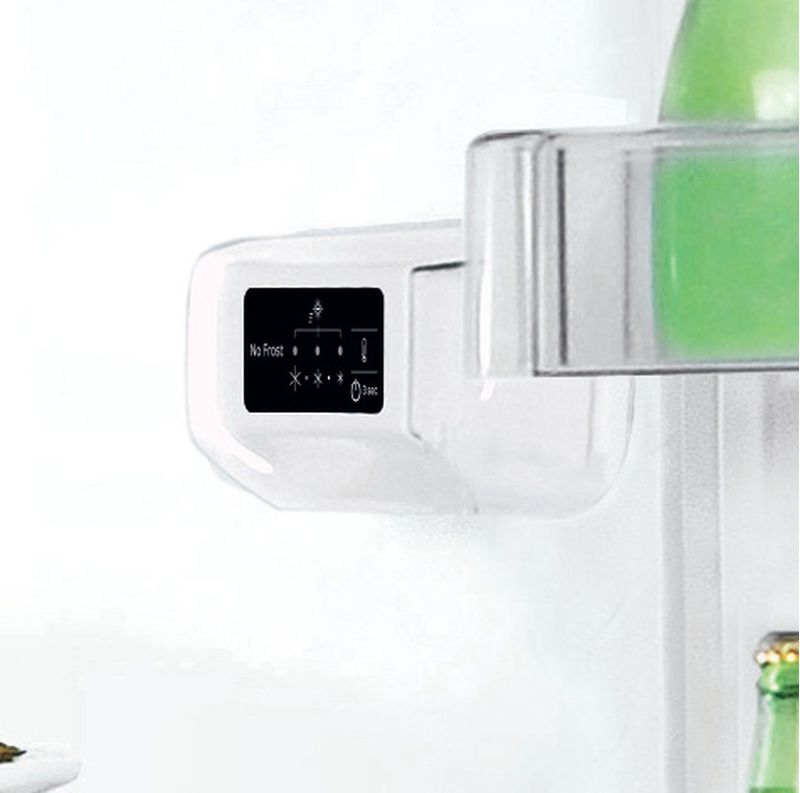 Indesit Lodówka z zamrażarką Wolnostojące LI7 SN1E W Biel Dwudrzwiow(y)a Control panel