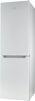 Indesit Lodówka z zamrażarką Wolnostojące LI8 S1E W Biały Dwudrzwiow(y)a Perspective
