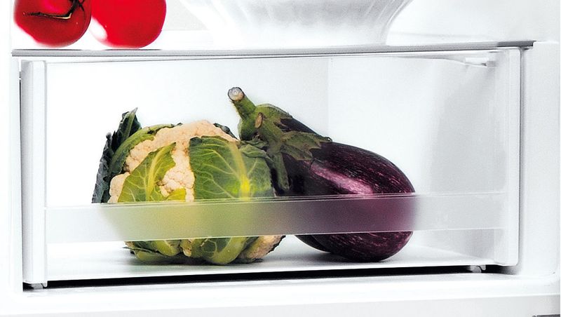 Indesit Lodówka z zamrażarką Wolnostojące LI8 S1E W Biały Dwudrzwiow(y)a Drawer