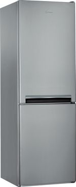 Indesit Lodówka z zamrażarką Wolnostojące LI7 S1E S Srebrny Dwudrzwiow(y)a Perspective