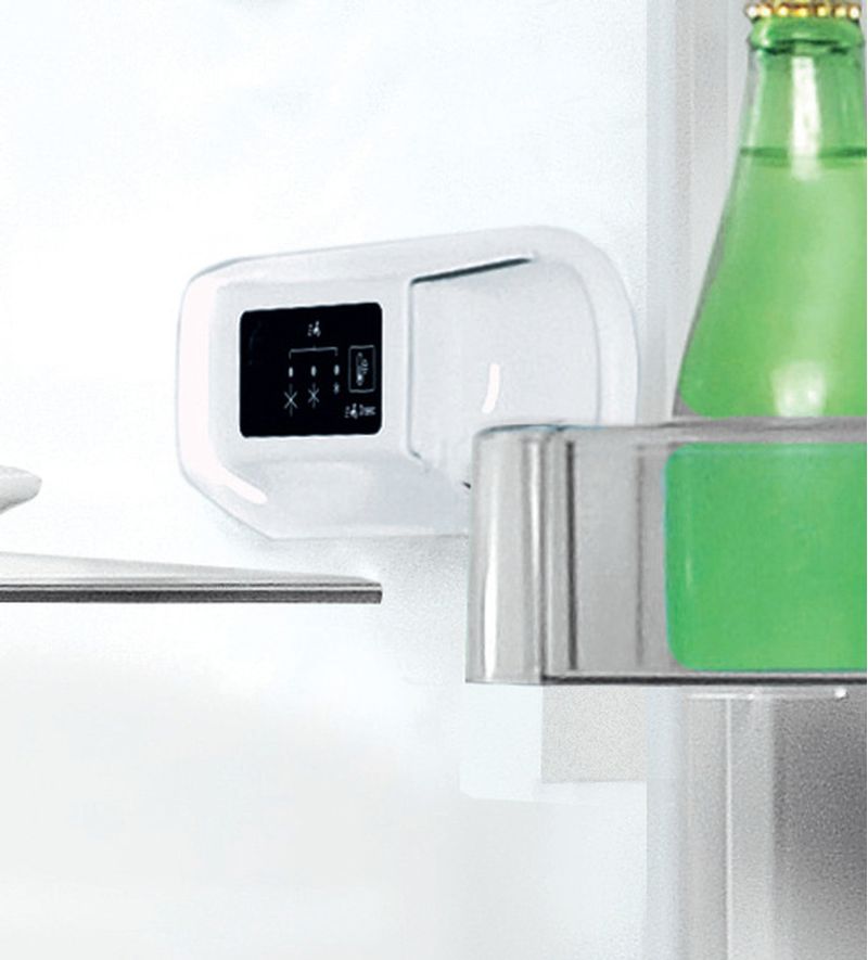 Indesit Lodówka z zamrażarką Wolnostojące LI9 S2E X Inox Dwudrzwiow(y)a Lifestyle control panel