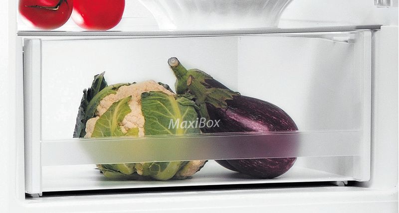 Indesit Lodówka z zamrażarką Wolnostojące LI6 S1E W Biały Dwudrzwiow(y)a Drawer
