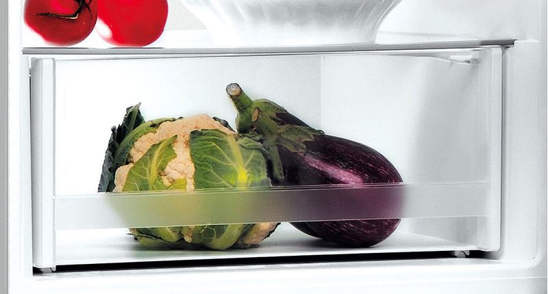Indesit Lodówka z zamrażarką Wolnostojące LI8 S1E X Inox Dwudrzwiow(y)a Drawer