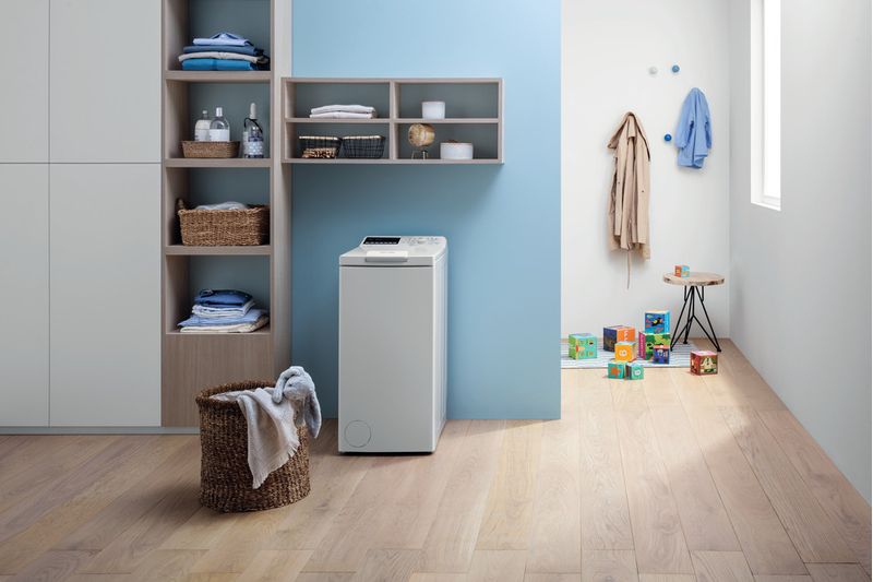 Indesit Pralka Wolnostojące BTWE B7220P PL/N Biel Ładowana od góry E Lifestyle frontal