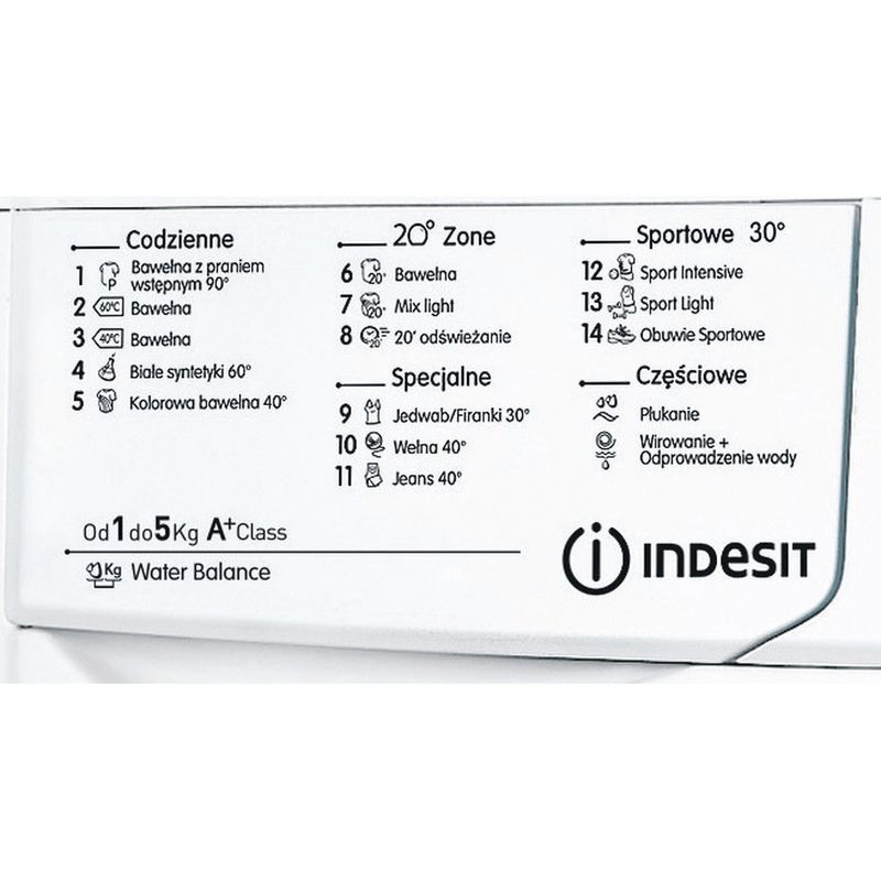 Indesit-Pralka-Wolnostojące-IWSD-51051-C-ECO-PL-Biel-Ładowany-od-frontu-A--Program