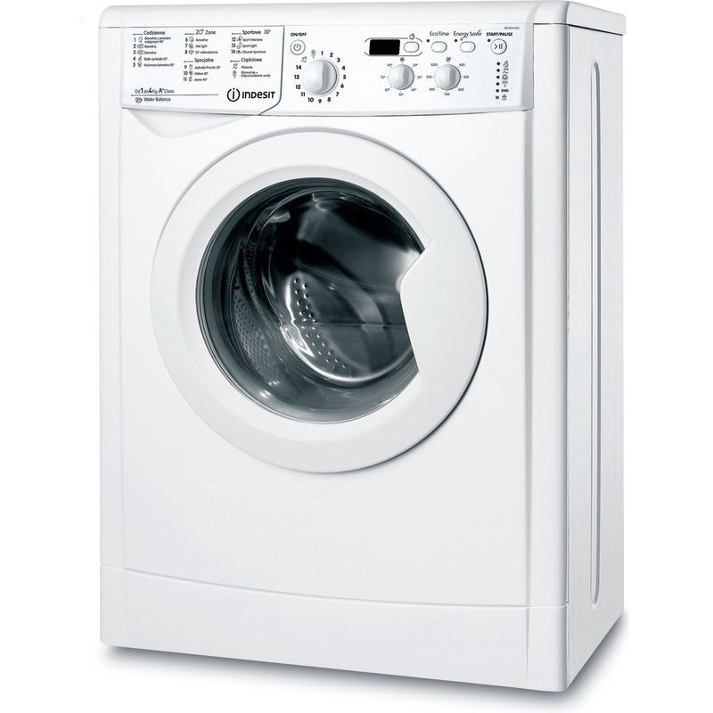 Indesit-Pralka-Wolnostojące-IWUD-41051-C-ECO-PL-Biel-Ładowany-od-frontu-A--Perspective