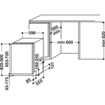 Indesit-Zmywarka-Do-zabudowy-DIFP-18B1-A-EU-Zintegrowane-A-Technical-drawing