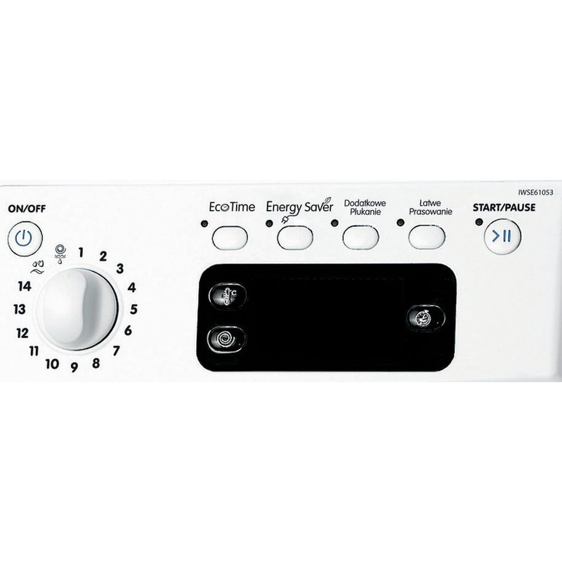 Indesit-Pralka-Wolnostojące-IWSE-61053-BC-ECO-PL-Biel-Ładowany-od-frontu-A----Control_Panel