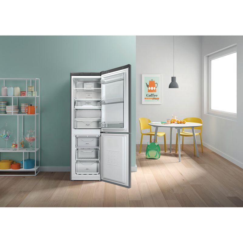 Indesit-Lodowka-z-zamrażarką-Wolnostojące-LI8-FF2-X.1-Inox-Dwudrzwiow-y-a-Lifestyle-frontal-open