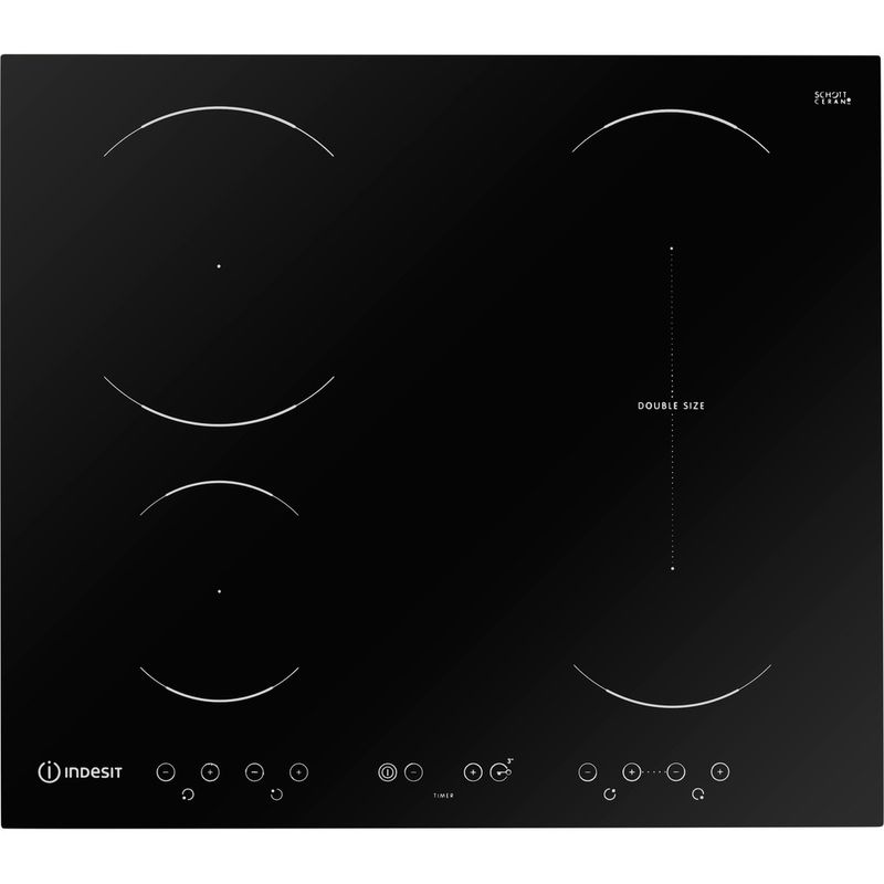 Indesit-Płyta-grzewcza-VID-641-B-C-Czarny-Induction-vitroceramic-Frontal