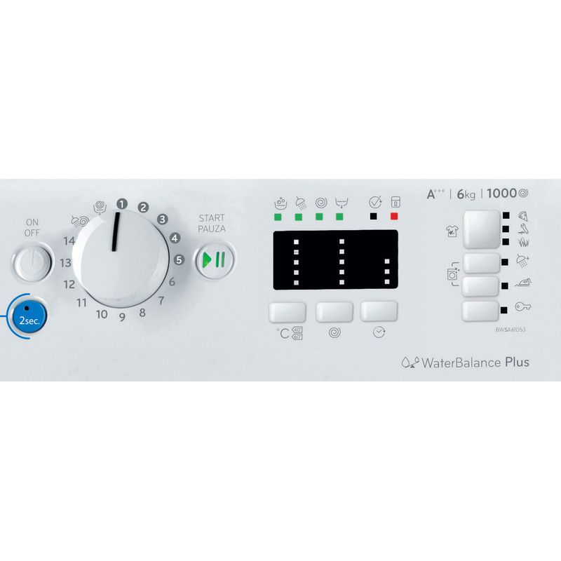 Indesit-Pralka-Wolnostojące-BWSA-61053-W-PL-Biel-Ładowany-od-frontu-A----Control_Panel