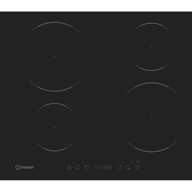 Indesit-Płyta-grzewcza-VIS-640-C-Czarny-Induction-vitroceramic-Frontal