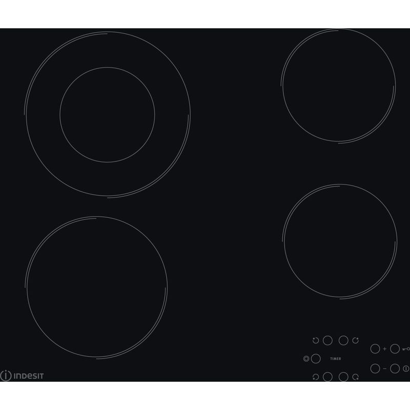 Indesit-Płyta-grzewcza-RI-260-C-Czarny-Radiant-vitroceramic-Frontal