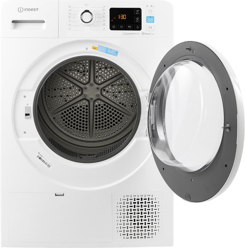 Indesit Suszarka YT M11 82K RX EU Biel Frontal open