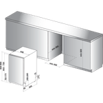 Indesit-Zmywarka-Do-zabudowy-DSIO-3T224-Z-E-Zintegrowane-A---Technical-drawing