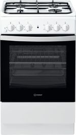 Indesit Kuchenka IS5G4KHW/E Biel Gazowy Frontal