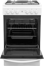 Indesit Kuchenka IS5G4KHW/E Biel Gazowy Frontal open