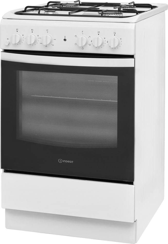 Indesit Kuchenka IS5G4KHW/E Biel Gazowy Perspective
