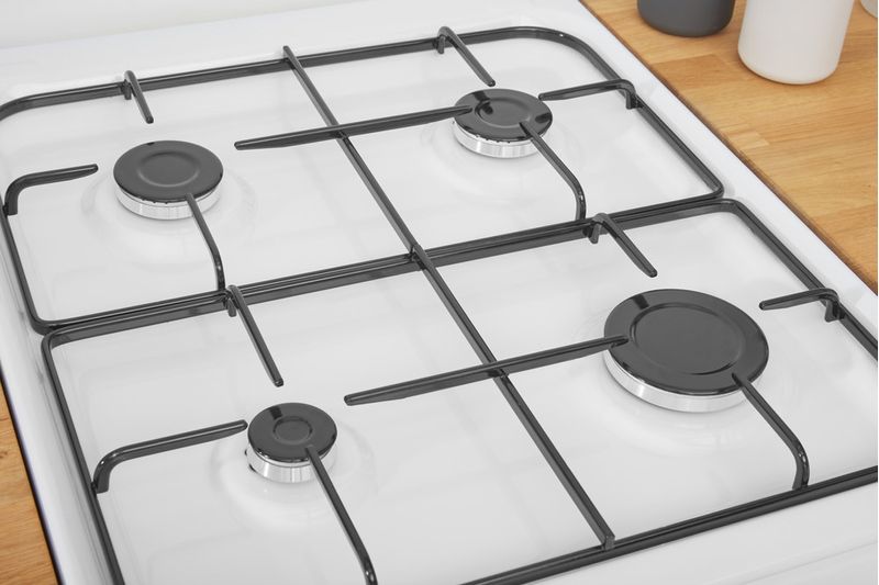 Indesit Kuchenka IS5G4KHW/E Biel Gazowy Heating element