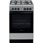 Indesit-Kuchenka-IS5G4KHX-E-Inox-Gazowy-Frontal