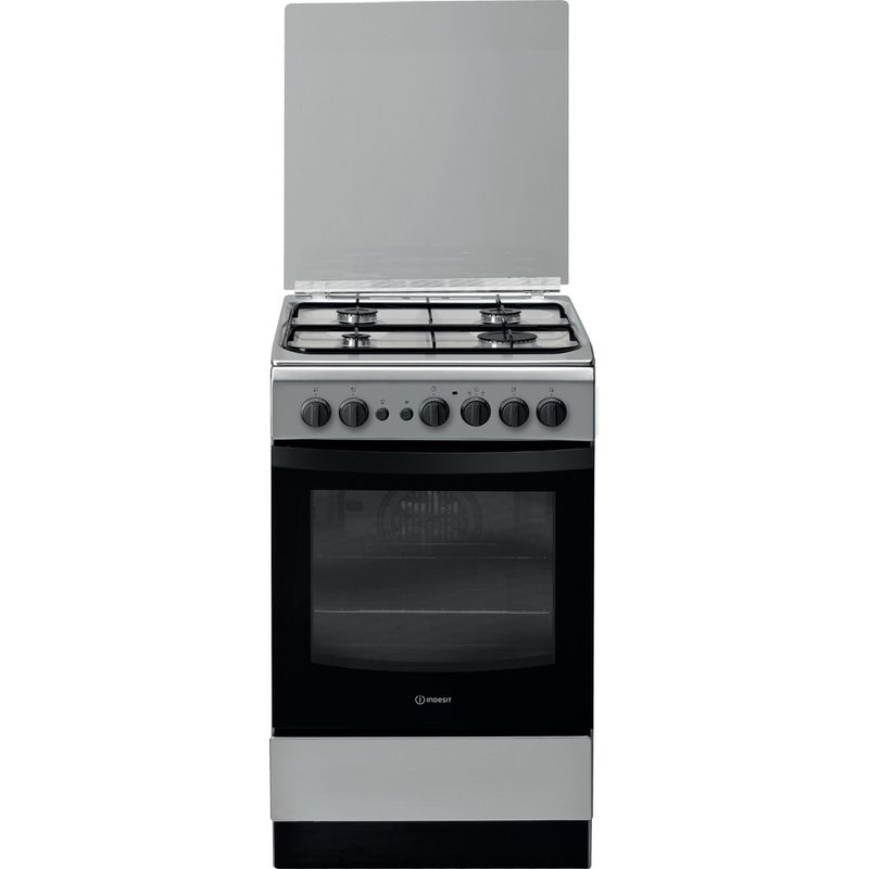 Indesit-Kuchenka-IS5G2PHX-E-Inox-Gazowy-Frontal