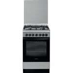 Indesit-Kuchenka-IS5G5PHX-E-Inox-Gazowy-Frontal