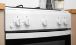 Indesit Kuchenka IS5G0KMW/E Biel Gazowy Lifestyle control panel