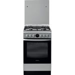 Indesit-Kuchenka-IS5G8CHX-EU-Inox-Gazowy-Frontal