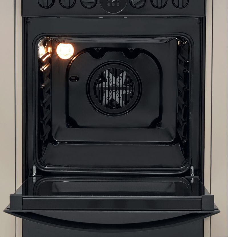 Indesit Kuchenka IS5G8CHB/PO Czarny Gazowy Cavity