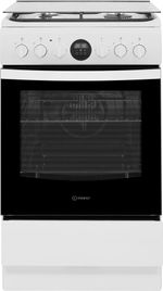 Indesit Kuchenka IS5G8CHW/E Biel Gazowy Frontal