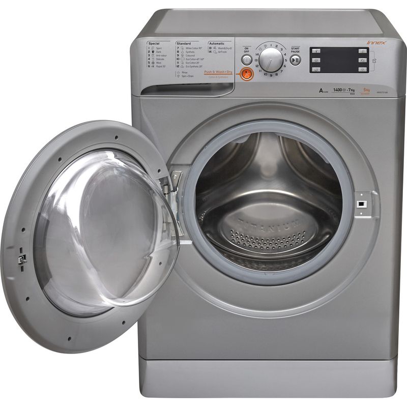 Indesit-Pralkosuszarka-Wolnostojące-XWDE-861480X-S-PL-Srebrny-Ładowany-od-frontu-Frontal-open