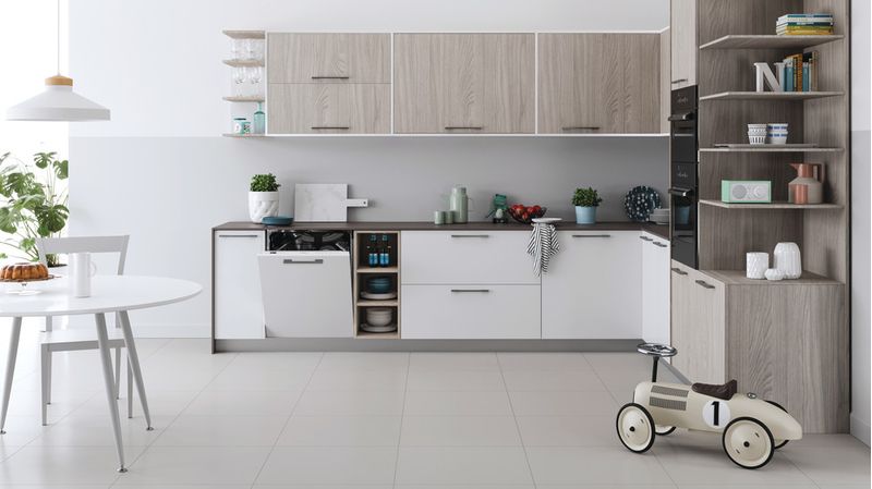 Indesit Zmywarka Do zabudowy DIC 3C24 A Zintegrowane E Lifestyle frontal