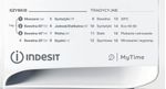 Indesit Pralka Wolnostojące MTWA 71252 W PL Biel Ładowany od frontu E Program