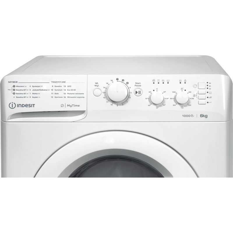 Indesit-Pralka-Wolnostojące-MTWC-61051-W-PL-Biel-Ładowany-od-frontu-F-Control-panel