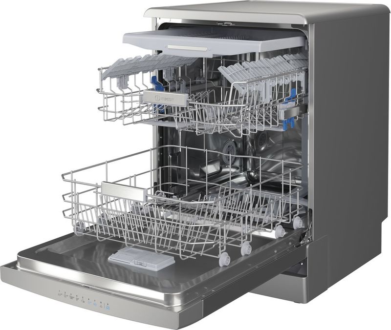 Indesit Zmywarka Wolnostojące DFO 3T133 A F X Wolnostojące D Perspective open
