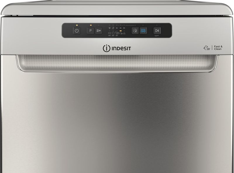 Indesit Zmywarka Wolnostojące DFC 2B+19 AC X Wolnostojące F Control panel