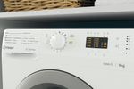 Indesit Pralka Wolnostojące MTWSA 51252 WS PL Biel Ładowany od frontu F Lifestyle control panel