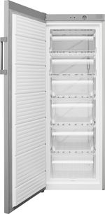 Indesit Zamrażarka Wolnostojące UI6 1 S.1 Srebrny Frontal open